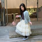 【100-170】カーディガン 女の子 花柄 ニット カジュアル - 画像 (7)
