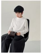【90-160】長袖インナー 男の子 無地 モックネック ベーシック - 画像 (25)