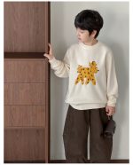 【90-160】ニットセーター 男の子 動物柄 厚手 あったか カジュアル - 画像 (6)