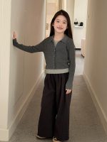 【100-170】トップス 女の子 レイヤード ニット 折り襟 - 画像 (6)