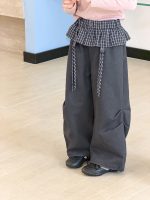 【100-170】パンツ 女の子 フリル レイヤード カジュアル - 画像 (4)