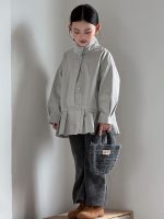 【100-150】トップスorパンツ 女の子 フリル シンプル - 画像 (4)