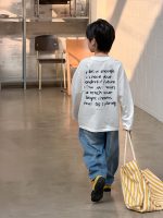 【100-170】長袖Tシャツ 男の子 英字プリント ゆったり 着回しやすい - 画像 (14)