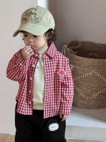 【73-110】アウター Tシャツ ズボン チェック柄 折り襟 カジュアル 男の子 - 画像 (5)