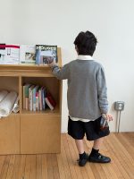 【100-170】ニットカーディガン 男女兼用 刺繍 ふんわり カジュアル - 画像 (32)