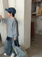 【100-170】長袖Tシャツ 男の子 コットン ストリート カジュアル - 画像 (15)