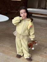 【80-140】ジップパーカーorパンツ 女の子 かわいい フリルデザイン - 画像 (2)