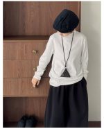 【90-160】長袖インナー 男の子 無地 モックネック ベーシック - 画像 (19)