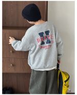 【90-160】トレーナー 男の子 プリント カジュアル トレンド - 画像 (3)