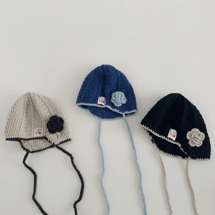 【GOODS】帽子ニット縄結び秋冬
