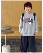 【90-160】トレーナー 男の子 カートゥーンプリント 裏起毛 あったか - 画像 (29)