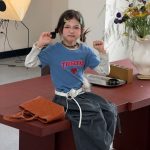 【100-160】長袖Tシャツ 女の子 韓国風 レイヤード風 プリント - 画像 (7)