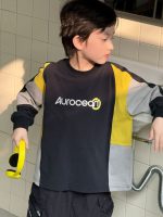 【90-160】長袖Tシャツ 男の子 レーシング風 ゆったり 韓国風 カジュアル - 画像 (6)