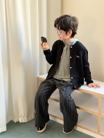 【100-170】ニットカーディガン 男女兼用 刺繍 ふんわり カジュアル - 画像 (16)