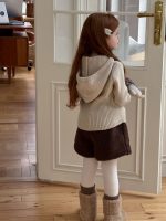 【90-150】ニットセーター 女の子 フード付き ふんわり - 画像 (21)