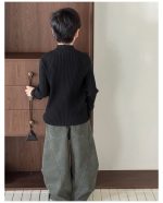 【90-160】ニットトップス 男の子 リブ編み 韓国風 あったか インナー - 画像 (36)