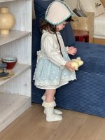【73-100】二点セット トップス+サロペットスカート 長袖 カワイイ 女の子 - 画像 (5)