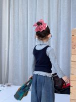 【100-150】トップスorパンツ 女の子 折り襟 おしゃれ - 画像 (6)