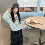 【100-170】トレーナー 女の子 カートゥーン プリント 合わせやすい - 画像 (9)