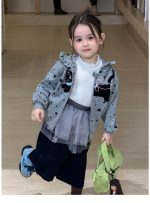 【80-140】アウターorインナーor8分丈パンツ 女の子 おしゃれ 猫柄 星モチーフ - 画像 (14)