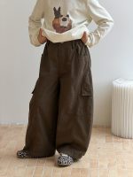 【100-170】パンツ 女の子 カーゴパンツ ゆったり 韓国風 - 画像 (5)