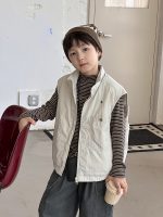 【90-170】中綿ベスト 男の子 防風 あったか 韓国風 ストリート - 画像 (11)