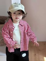 【73-110】アウター Tシャツ ズボン チェック柄 折り襟 カジュアル 男の子 - 画像 (7)