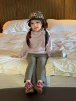 【90-140】パーカーorフレアパンツ 女の子 英字プリント レイヤード風 - 画像 (16)