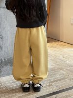 【90-170】スウェットパンツ キッズ 男女兼用 厚手 カラー展開あり - 画像 (20)
