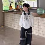 【90-160】パーカー ラウンドネック 長袖 プリント カジュアル 男の子 - 画像 (7)