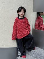 【100-160】長袖Tシャツ 男の子 ボーダー柄 レトロ 合わせやすい - 画像 (11)