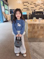 【80-140】中綿ジャケットorニットorパンツ 女の子 韓国風 防寒 小犬柄 - 画像 (4)