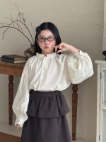 【100-150】ブラウスorスカート 女の子 レースフリル 韓国風 ガーリー - 画像 (3)