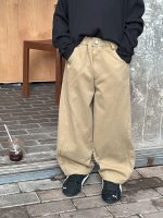 【90-170】パンツ キッズ 男女兼用 コットン ゆったりシルエット - 画像 (17)