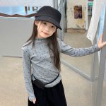 【100-170】インナーシャツ 女の子 ハーフタートルネック ストレッチで快適 - 画像 (13)