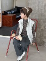 【90-170】中綿ベスト 男の子 防風 あったか 韓国風 ストリート - 画像 (14)