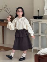 【100-150】ブラウスorスカート 女の子 レースフリル 韓国風 ガーリー - 画像 (14)