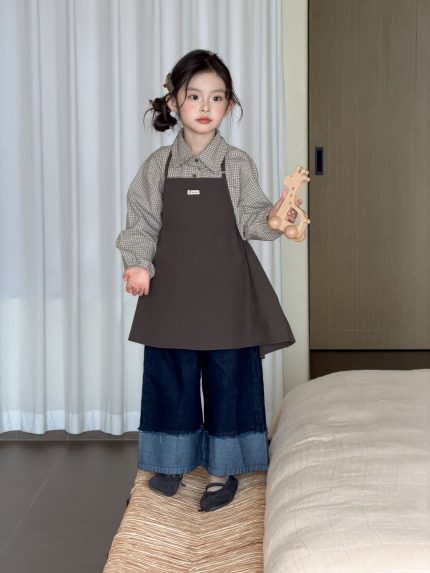 【100-150】トップスorパンツ 女の子 チェック柄 カジュアル