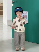 【73-100】パーカー 長袖 韓国風 クマ柄 カジュアル 男の子 - 画像 (5)