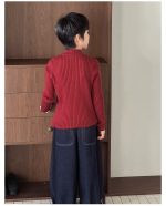 【90-160】ニットトップス 男の子 リブ編み 韓国風 あったか インナー - 画像 (27)