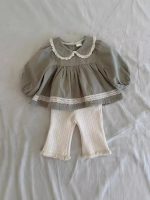 【73-100】トップス レギンス 折り襟 フリル 長袖 女の子 - 画像 (4)