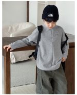 【90-160】トレーナー 男の子 厚手 あったか 防寒 着回しやすい - 画像 (7)
