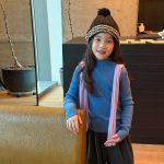 【100-170】インナー 女の子 無地 ニット スリム - 画像 (8)