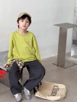 【90-170】パンツ キッズ 男女兼用 韓国風 ゆったり 合わせやすい - 画像 (16)