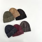 【GOODS】帽子 ニット 韓国風 ダメージ シンプル 無地