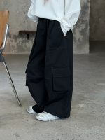【100-170】カーゴパンツ 女の子 ポケット付き カジュアル 履きやすい - 画像 (5)