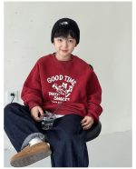 【90-160】トレーナー 男の子 カートゥーンプリント 裏起毛 あったか - 画像 (7)