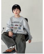 【90-160】トレーナー 男の子 プリント カジュアル トレンド - 画像 (14)