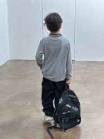 【90-170】長袖トップス 男の子 英字プリント やわらか シンプル - 画像 (15)