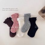 【GOODS】5足セット ソックス 無地 フリル スウィート - 画像 (5)